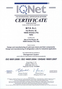 Unsere Zertifikate: ISO9001 ISO14001 OHSAS18001